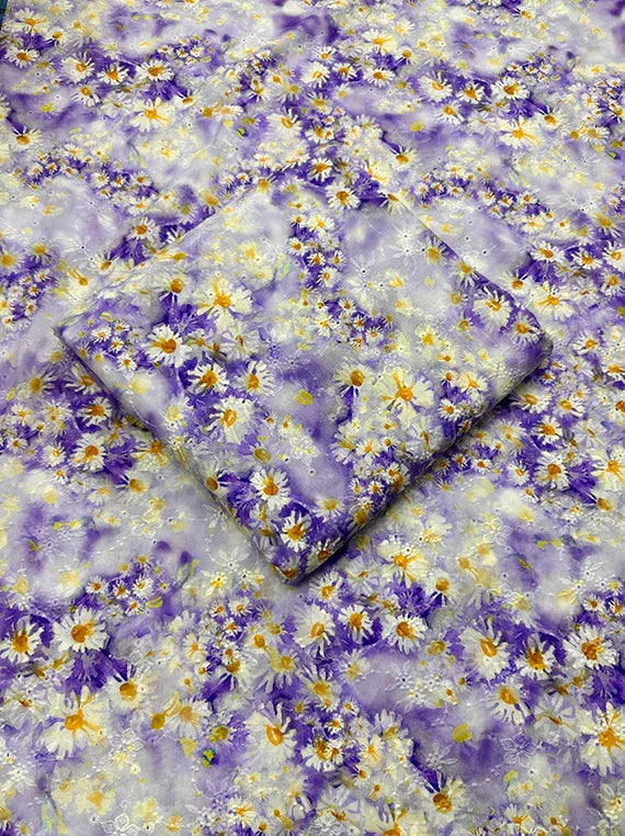 Flowers Printed Chikankari Lawn Edit26 Vol-FA27 (D-09)