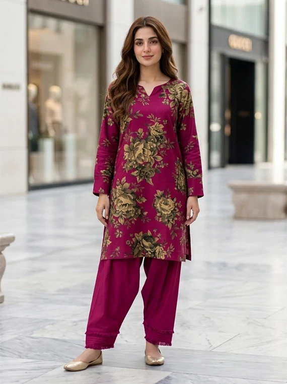 Flowers And Petals Printed Lawn Edit26 Vol-FA-13