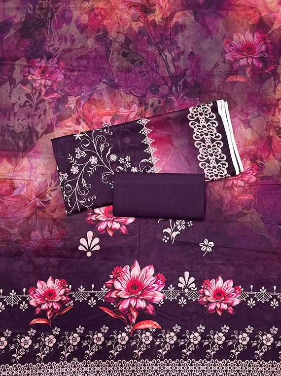 Flowers And Wines Printed Lawn Edit26 Vol-RN01 (D-06)