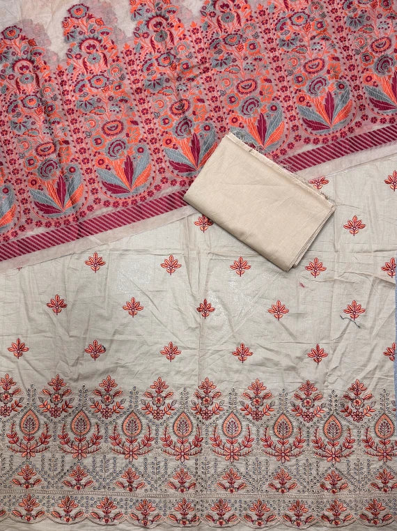 Flowers Printed Chikankari Lawn Edit26 Vol-26DE08 (D-02)