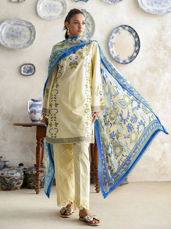 Freesia by Gul Ahmed Embroidered Lawn Collection 2026 (BM-62005)