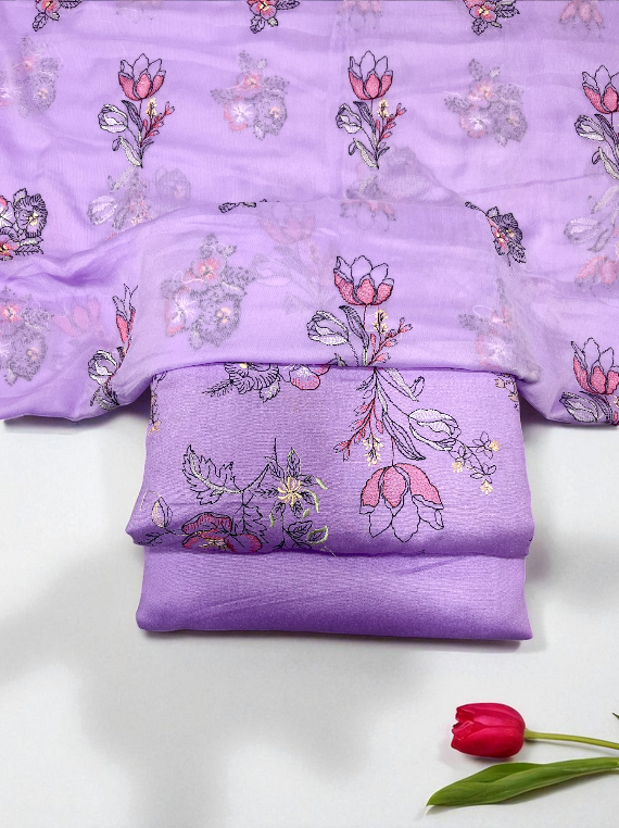 Frosty Charm Embroidered Karandi Edit25 Vol-25DK01 (25DK01-02)