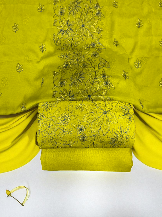 Frosty Charm Embroidered Karandi Edit25 Vol-25DK01 (25DK01-07)