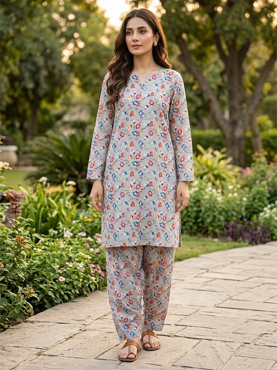 Full Print Lawn Edit 2026 Vol-FA56 (D-04)
