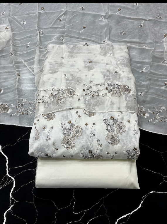 Fully Heavy Embroidered Lawn Edit25 Vol-25DD11 (25DD11-01)