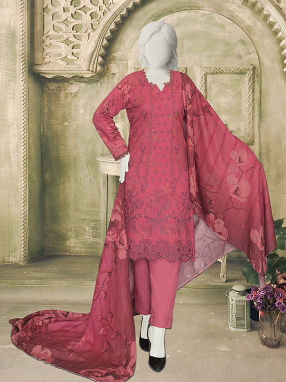 Funpara Embroidered Printed Winter Collection 2025 By ABC (D-01)