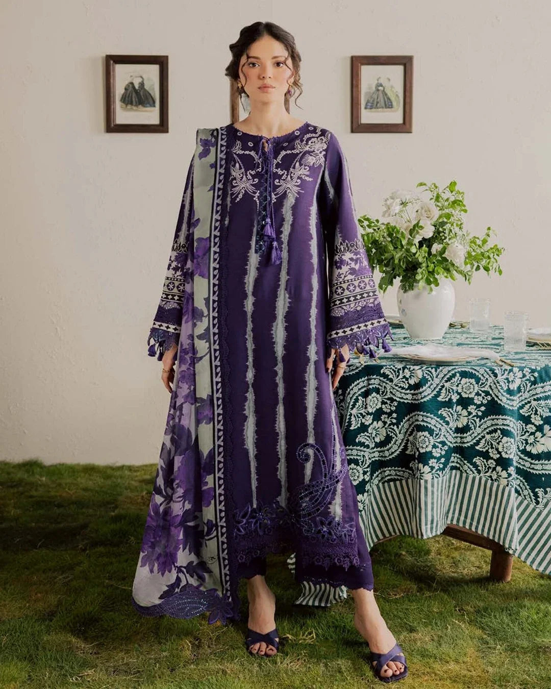 Gardenia by NUREH Embroidered Viscose Collection 2026 (NSG-225)
