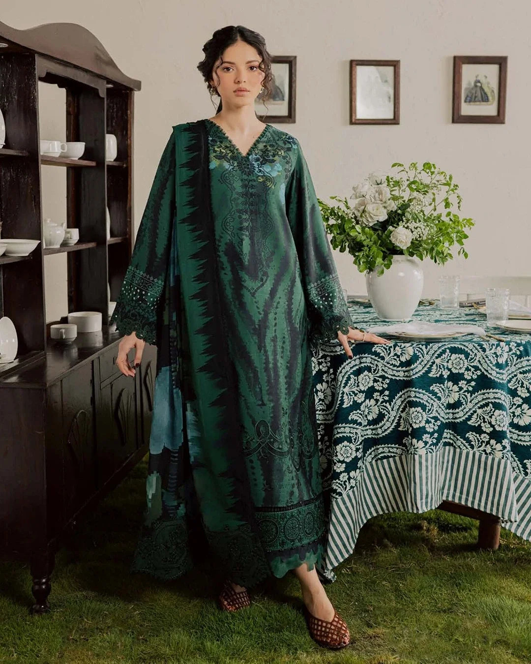 Gardenia by NUREH Embroidered Viscose Collection 2026 (NSG-227)