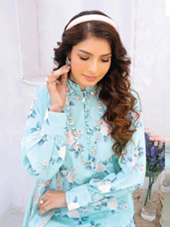 Gardenia Printed lawn Collection 2024 Vol-3 By HumDum (D-05)