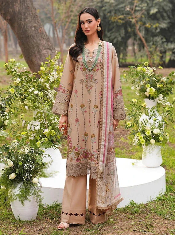 Ghazal By Ramsha Luxury Lawn Collection 2026 Vol-06 (G-602)