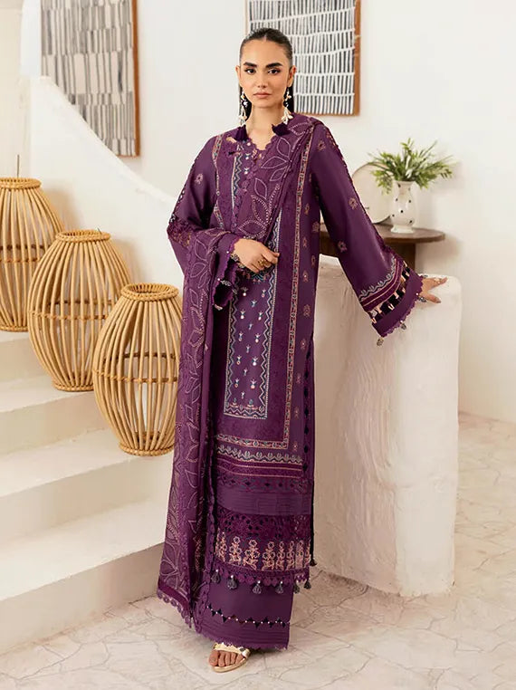 Ghazal by Ramsha Luxury Lawn Collection 2025 Vol-04