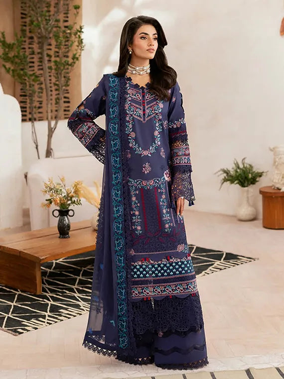 Ghazal by Ramsha Luxury Lawn Collection 2025 Vol-04 (G-401)