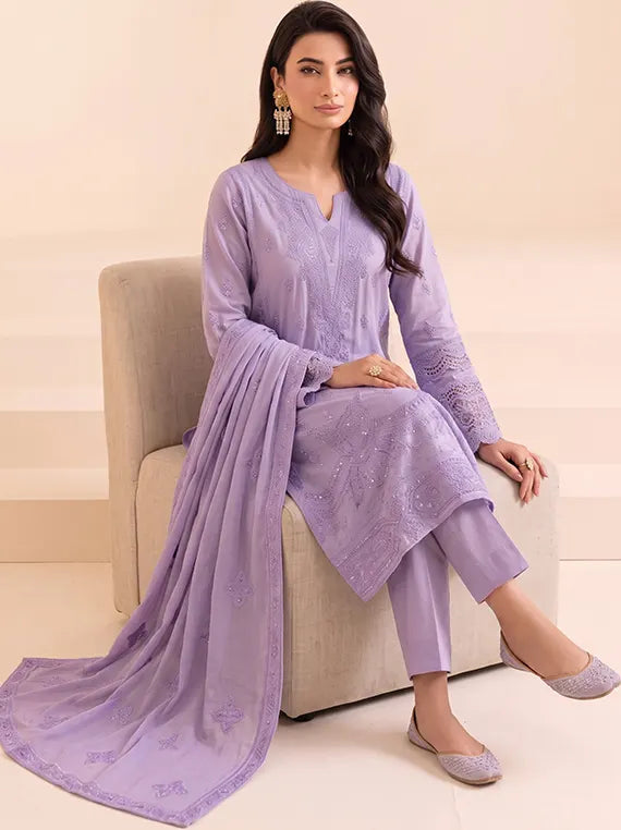 Glitzy by Fantak Unstitched Embroidered Karandi Collection'26 V-599 (D-04)