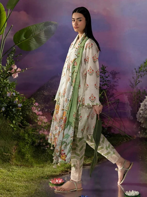 Golden Season by Gul Ahmed Printed Cotton Unstitched Collection 2026 (CBE-62008)
