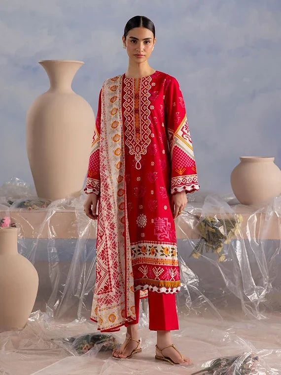 Golden Season by Gul Ahmed Printed Cotton Unstitched Collection 2026 (CBE-62011)