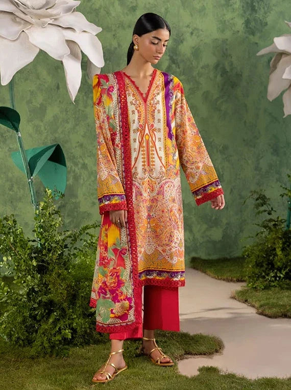 Golden Season by Gul Ahmed Printed Cotton Unstitched Collection 2026 (CBN-62035)