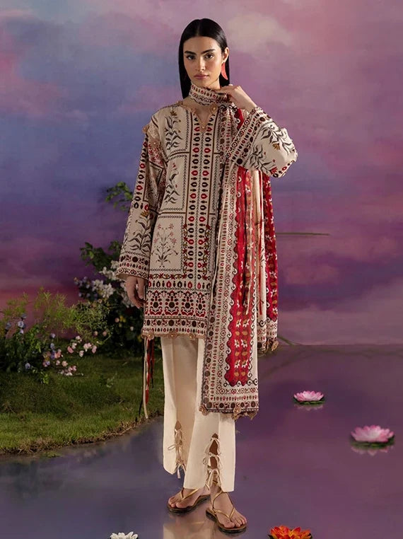 Golden Season by Gul Ahmed Printed Cotton Unstitched Collection 2026 (CBN-62038)