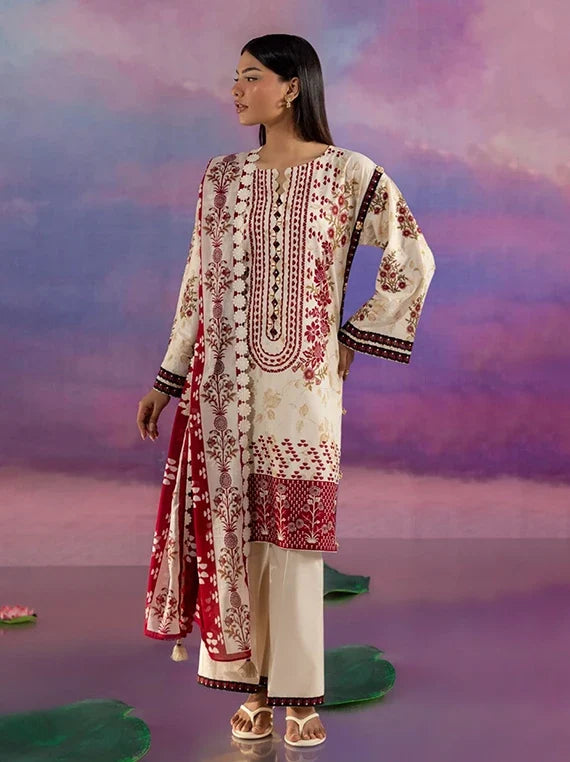 Golden Season by Gul Ahmed Printed Cotton Unstitched Collection 2026 (CBN-62039)