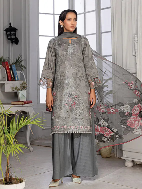 Grace Embroidered Viscose Collection 2025 By Fantak (D-06)