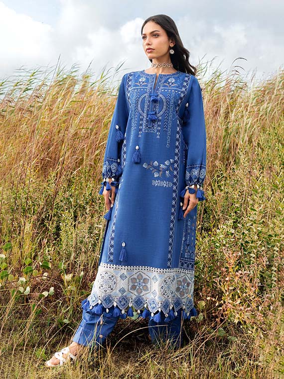 Cozy Winter Unstitch Collection 2026 (Gul-Ahmed-TK-52007)