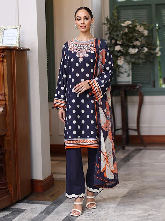 Gul Ahmed The Royal Embroidered Lawn Collection 2026 (BM-62012)