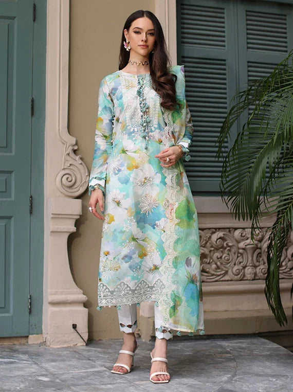 Gul Ahmed The Royal Embroidered Lawn Collection 2026 (CN-62004)