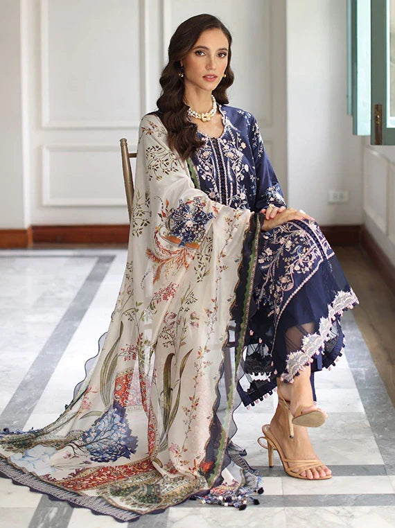 Gul Ahmed The Royal Embroidered Lawn Collection 2026 (S-62017)
