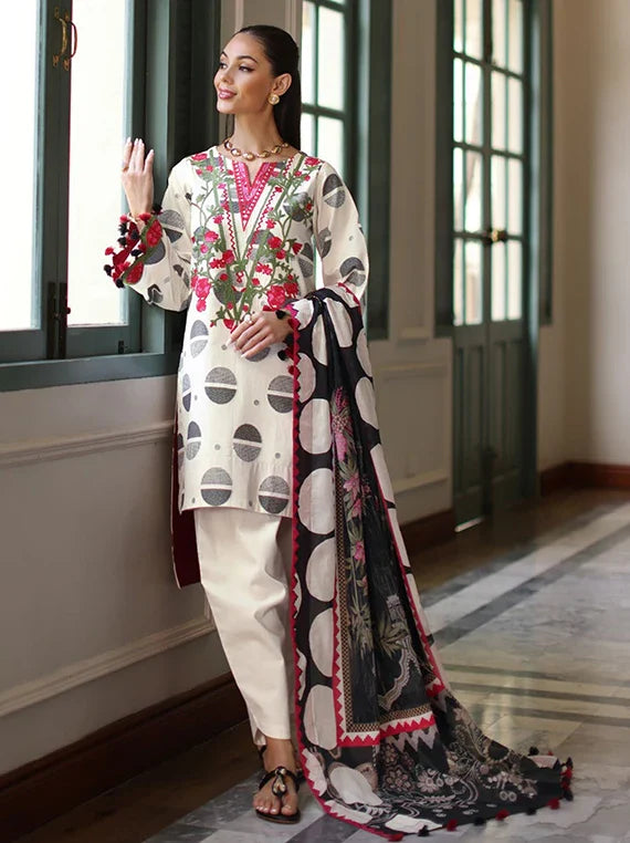 Gul Ahmed The Royal Embroidered Lawn Collection 2026 (SP-62016)