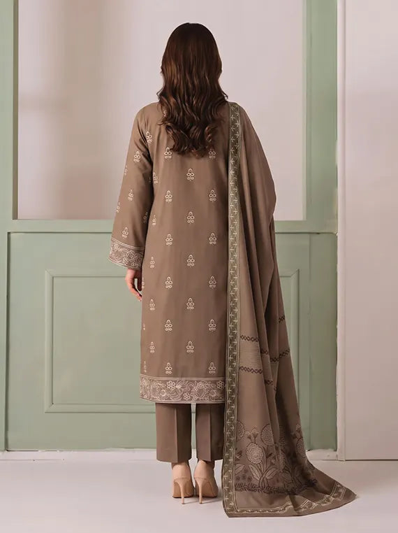 Gul Bano by Eleganza Unstitched Embroidered Winter Collection'26 V-119 (D-02)