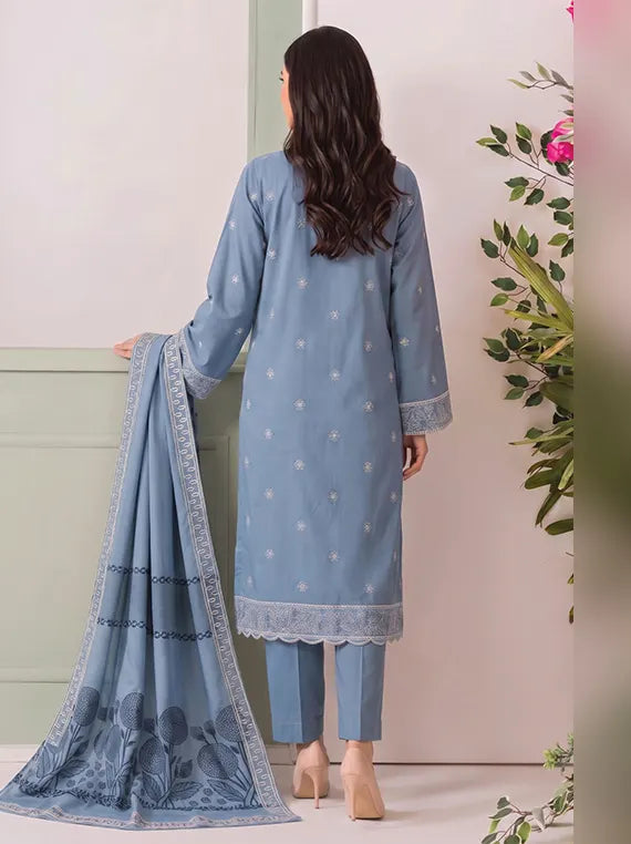 Gul Bano by Eleganza Unstitched Embroidered Winter Collection'26 V-119 (D-03)
