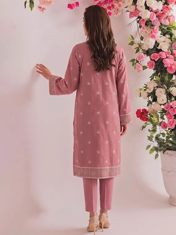 Gul Bano by Eleganza Unstitched Embroidered Winter Collection'26 V-119 (D-05)