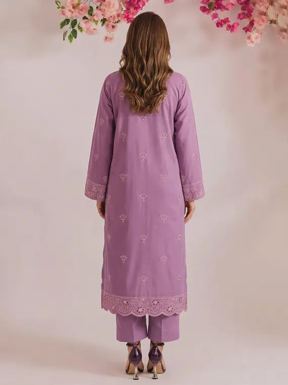 Gul Bano by Eleganza Unstitched Embroidered Winter Collection'26 V-119 (D-07)