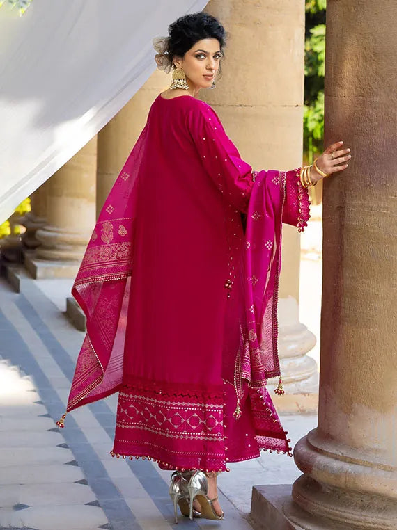 GulAhmed Festive Embroidered Lawn Collection 2026 (DN-52036)