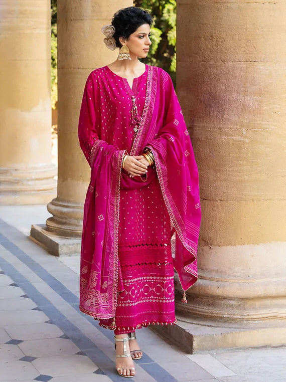 GulAhmed Festive Embroidered Lawn Collection 2026 (DN-52036)