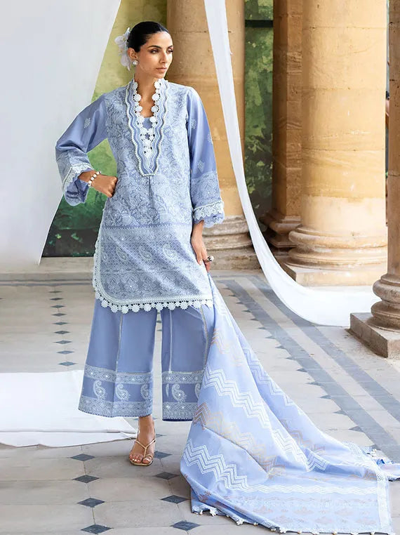 GulAhmed Festive Embroidered Lawn Collection 2026 (DN-52037)