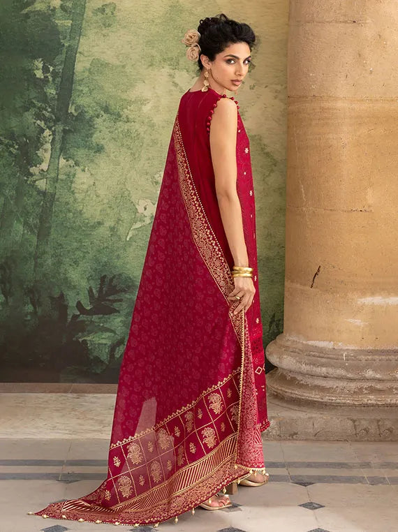 GulAhmed Festive Embroidered Lawn Collection 2026 (DN-52040)