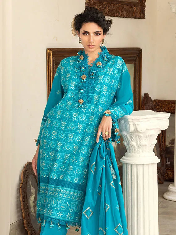 GulAhmed Festive Embroidered Lawn Collection 2026 (DN-52042)