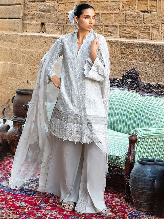 GulAhmed Festive Embroidered Lawn Collection 2026 (FE-52130)