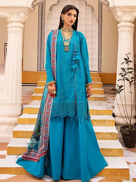 GulAhmed Luxury Embroidered Eid collection 2024 (FE-42001)