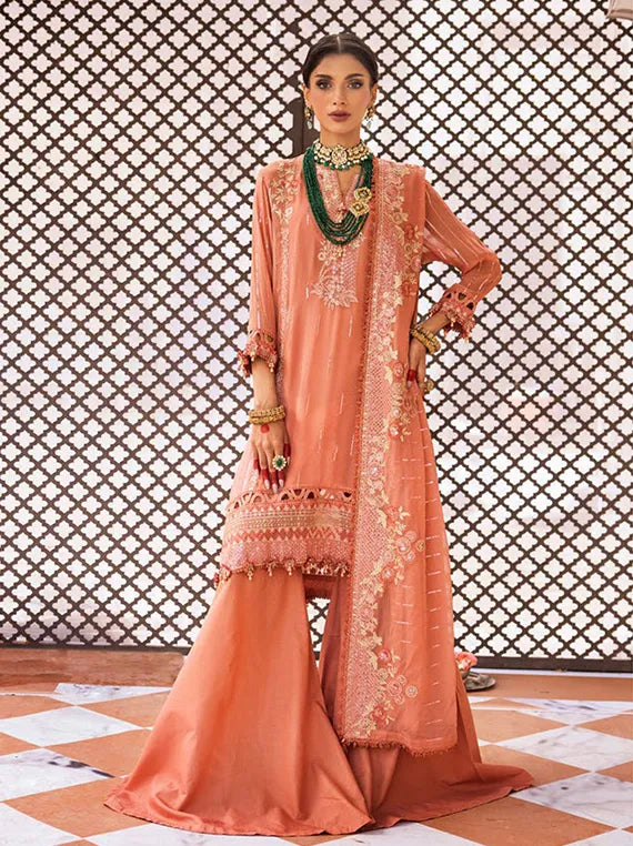 GulAhmed Luxury Embroidered Eid collection 2024 (FE-42011)