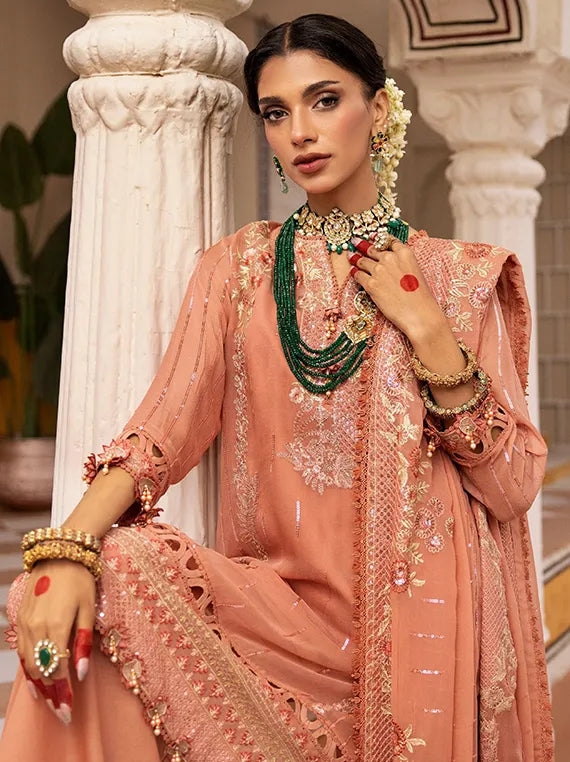 GulAhmed Luxury Embroidered Eid collection 2024 (FE-42011)