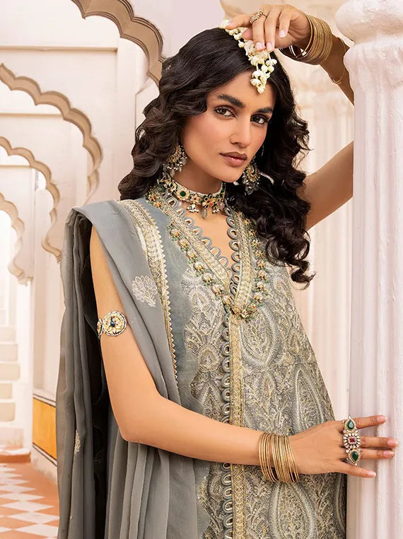 GulAhmed Luxury Embroidered Eid collection 2024 (FE-42013)