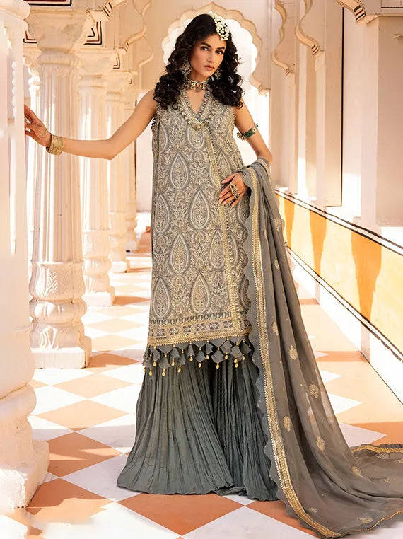 GulAhmed Luxury Embroidered Eid collection 2024 (FE-42013)