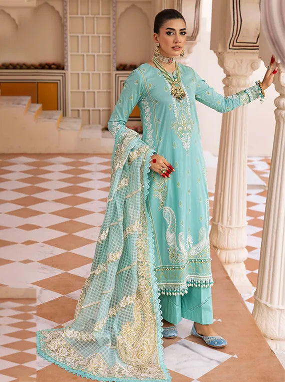 GulAhmed Luxury Embroidered Eid collection 2024 (FE-42022)
