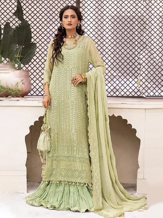 GulAhmed Luxury Embroidered Eid collection 2024 (FE-42048)