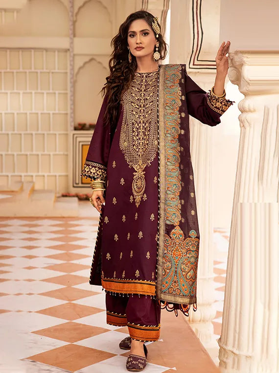 GulAhmed Luxury Embroidered Eid collection 2024 (FE-42062)