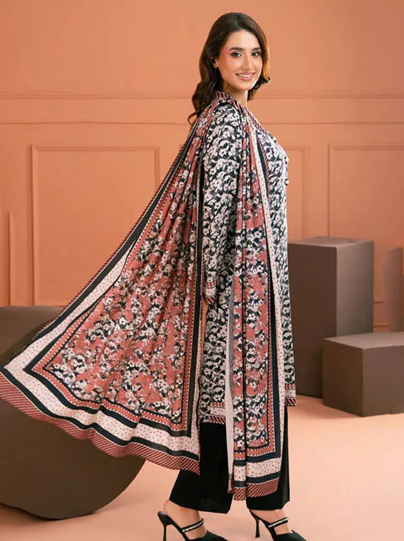 GulAhmed Printed Embroidered Khaddar Collection 2026 (LT-52036)