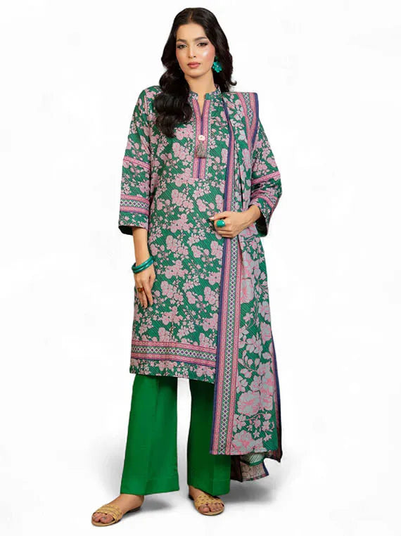 GulAhmed Printed Embroidered Khaddar Collection 2026 (WNS-52058)