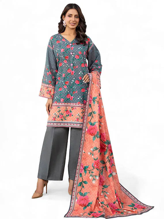 GulAhmed Printed Embroidered Khaddar Collection 2026 (WNS-52094)