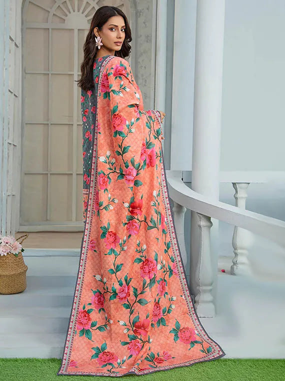 GulAhmed Printed Embroidered Khaddar Collection 2026 (WNS-52094)